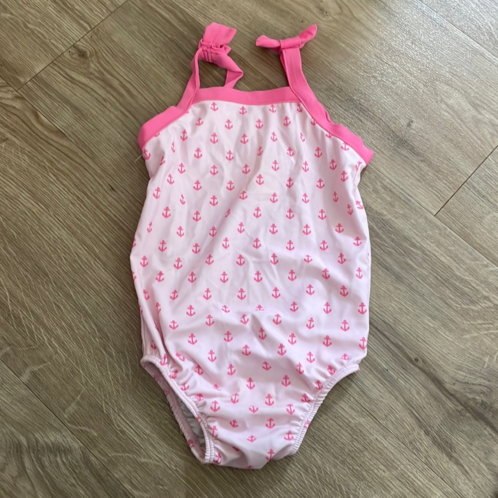 Egg a baby Anchor Print Swimsuit. Size 12 mo